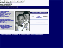 Tablet Screenshot of drliebert.com